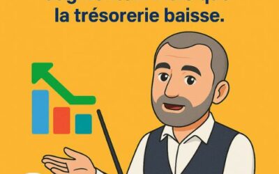 📉 Quand le chiffre d’affaires augmente… mais que la trésorerie baisse.